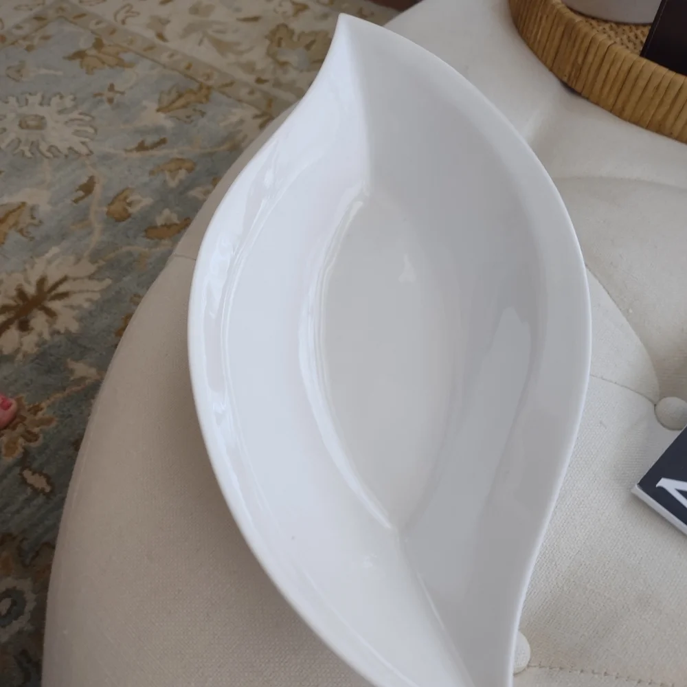 NWT White Ceramic Dish
